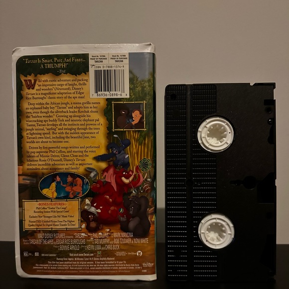 Disney’s Tarzan VHS - Picture 2 of 2